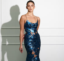 Load image into Gallery viewer, Carey Sequin Gown
