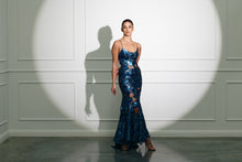 Load image into Gallery viewer, Carey Sequin Gown