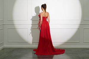 Roselle Embroidered Gown