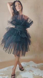Swan tulle dress