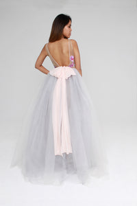 Flamingo Tulle Gown